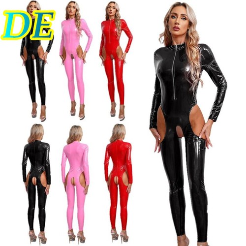 Damen wetlook clubwear - damen,