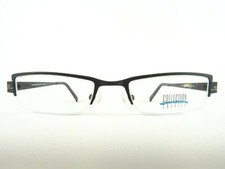 Schwarze Brille schmal eckig