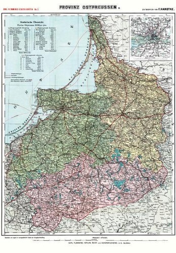 Historische karte provinz - historische,