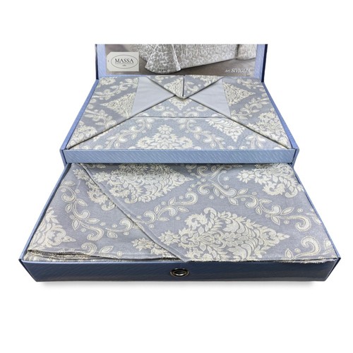 Rosy satin grey - satin,