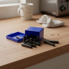 Stempelkissen Set Metall Holz