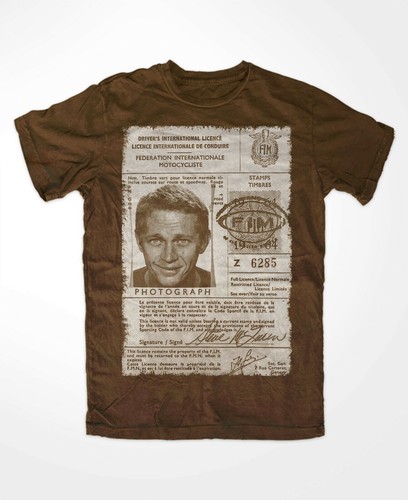 Steve mcqueen driver license - steve,