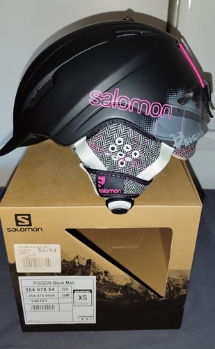 Salomon skihelm poison - skihelm, schwarz