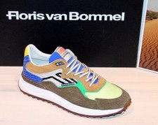 FLORIS VAN BOMMEL Schnürer Leder-Sneaker Halbschuh NOPPI Light Brown - Neu&OVP !