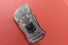 Alte  Motorrad Express Werke Neumarkt    Abzeichen Brosche   15 x 26  mm