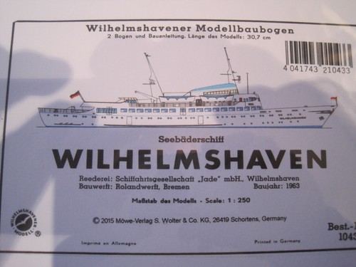 Wilhelmshaven bäderschiff - wilhelmshaven,