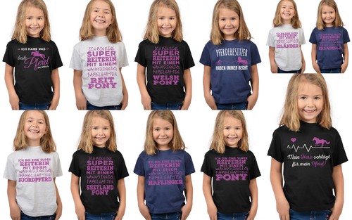 Kindershirt pferde sprüche - pferde,