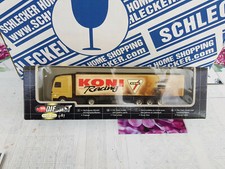 Dickie 1/87: Koffersattelzug gelb "KONI Racing" OVP