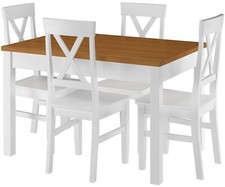 Zweifarbiger tisch eicheton - zweifarbiger,