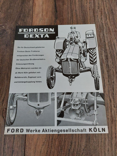 Original prospekt fordson - original,