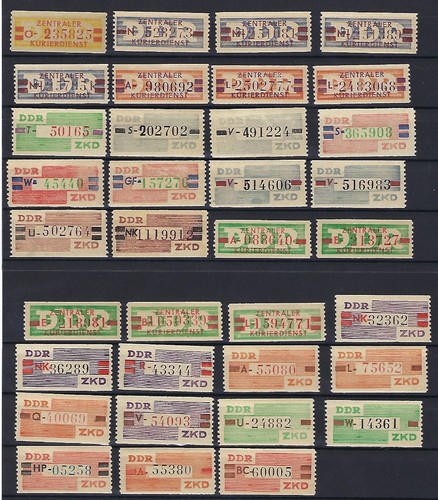 Ddr dienst zkd partie - p),