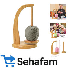 Eleganter Holz Wollwickler mit