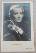Foto Autogrammkarte Schauspielerin Sängerin Marlene Dietrich um/ab 1930 (123142)