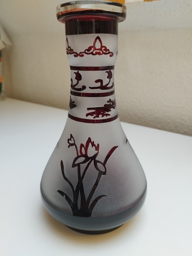 Seltene böhmische glasvase - seltene,