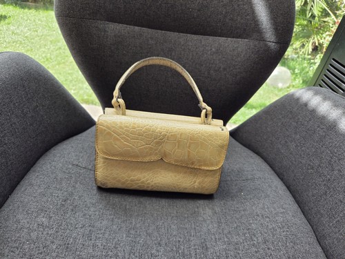 Leder handtasche vintage - leder,