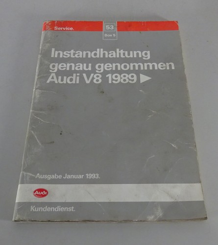 Workshop manual audi - workshop, type