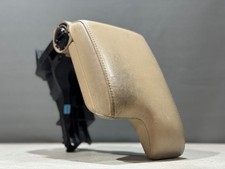 Armlehne Träger Leder Beige