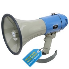 B-WARE Megaphon Tröte Megafon Sprachrohr Lautsprecher Sirene Whistle 60W 1000m