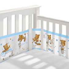 Bettumrandung Babybett,Baby Nestchen Bettumrandung,Kopfumrandung Babybett,Babybe