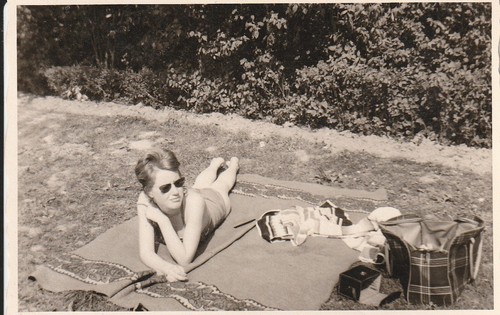 Vintage foto schöne frau - foto,