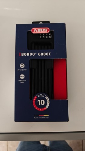 Abus faltschloss bordo 6000c - abus,
