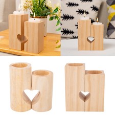 1pcs holz kerzen halter holz