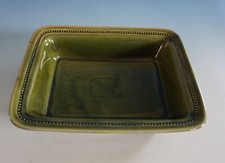 Höganäs Keramik Old Hoganas Servierschale Schüssel grün Schweden 50er (0524-095)