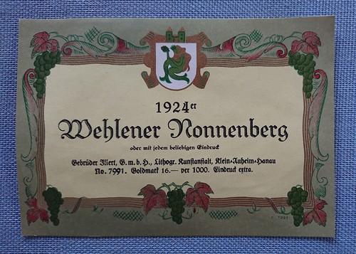Altes weinetikett - altes,