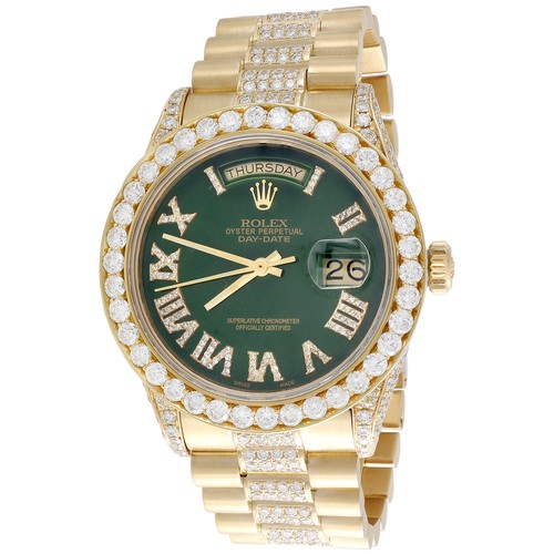 18k gold rolex - 18k,
