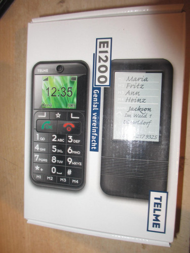 Telme e1200 akku defekt - e1200, defekt!
