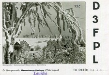 QSL Card Amateur Radio