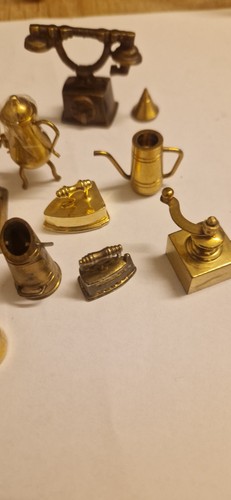 11x miniatur messing pumpe - miniatur,