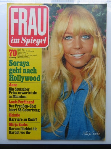 Frau spiegel 1972 - frau, im