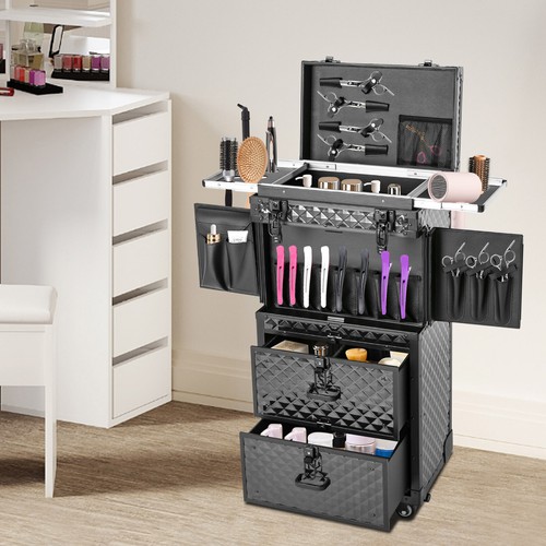Rollender makeup koffer - rollender, makeup-koffer