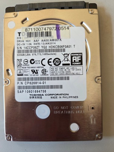Toshiba hdd mq01abd 500gb - toshiba,, mq01abd,