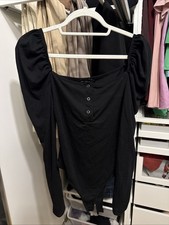 Damen Oberteil Body In Schwarz