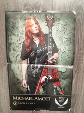 Michael Amott Bandposter Signiert Arch Enemy  Dean Guitars