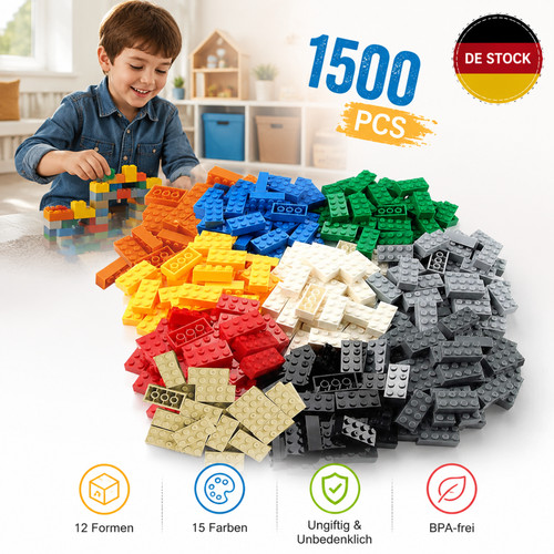 1500 stücke bausteine - 1500,