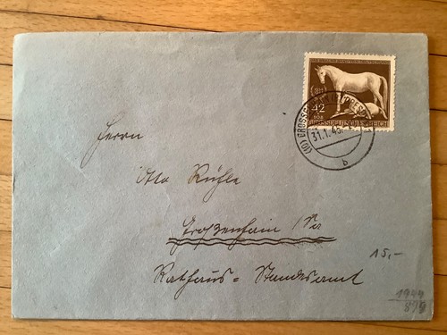 Briefumschlag 1945 10 - briefumschlag, 31.1.1945