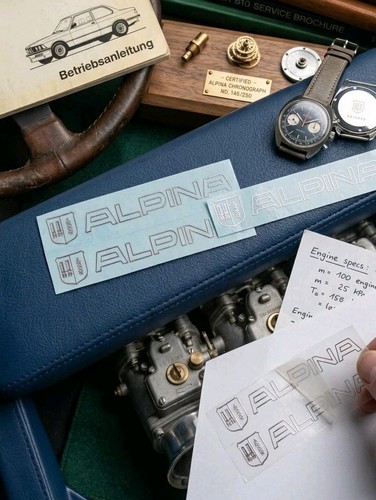 Alpina logo emblem - 4x, sticker