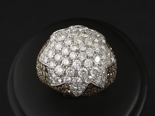 Brillant ring mit - weißen, &