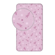 Rosa Spann-Bettlaken für