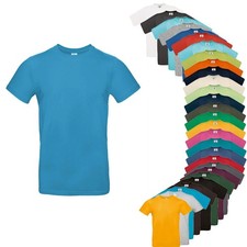 B&C T-Shirt E190 Herren T-Shirt Baumwolle bis 5XL