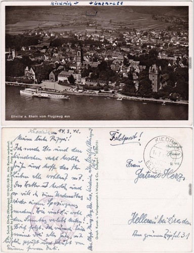 Foto ansichtskarte eltville - foto, am
