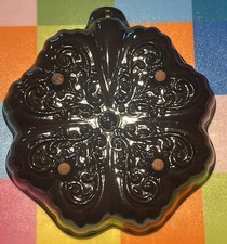 Vintage * Alte Back Keramik Form ~ 18 cm DM * Nie gebraucht * Glücksklee ?