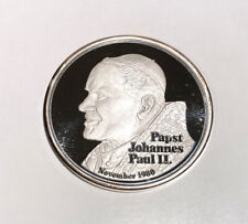 Münze, 1000er Silber, Papst Johannes Paul II., Albertus Magnus, Nov. 1980, top!!