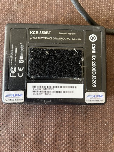 Alpine kce 350bt bluetooth - alpine,