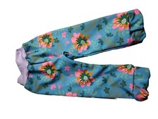 Softshellhose, hellblau Blumen