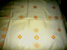 Tischdecke gelb gelbe Blüten  130 cm X 156cm Tischtuch durchgewebt Irisette