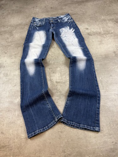 Vintage y2k crazy jeans - vintage,
